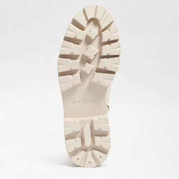 Sam Edelman Garret EC0226074 Boot Women 6.5 Ivory Leather Platform Combat ZAP414 - Picture 7 of 14